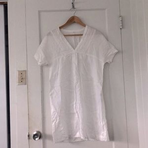 MUJI White Linen Dress
